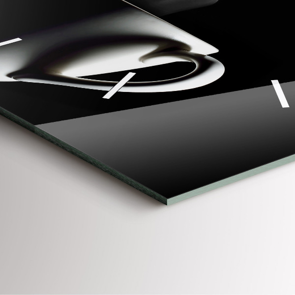 Reloj de pared cuadrado Taza de café