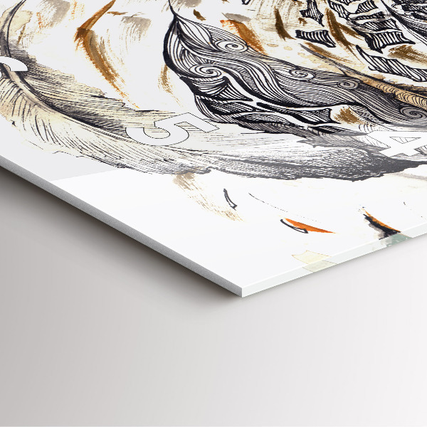 Reloj cuadrado Búho símbolo de sabiduría