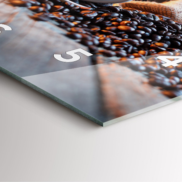 Reloj cuadrado Taza de café