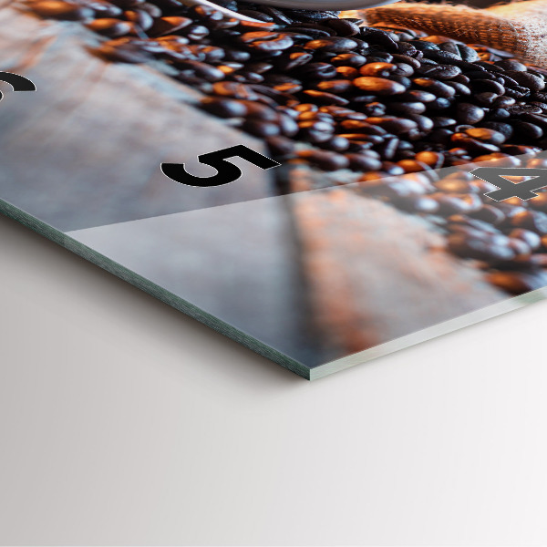 Reloj cuadrado Taza de café