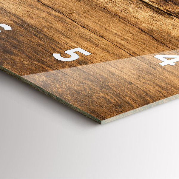 Reloj cuadrado Cucharas de especias