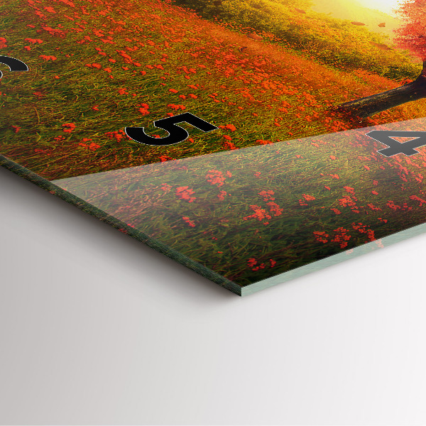 Reloj cuadrado Árbol corazón de amor