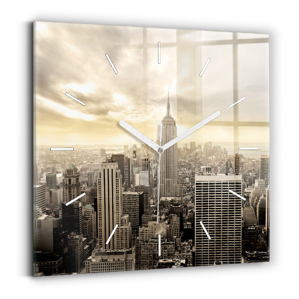 Reloj cuadrado Torres en Nueva York