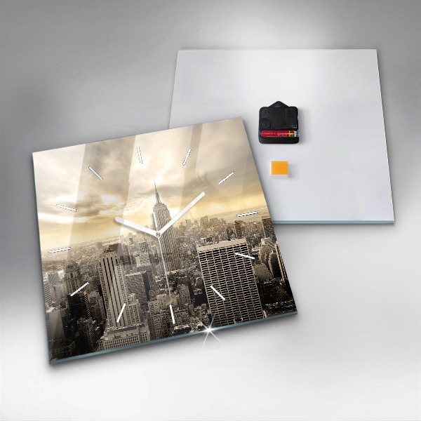 Reloj cuadrado Torres en Nueva York