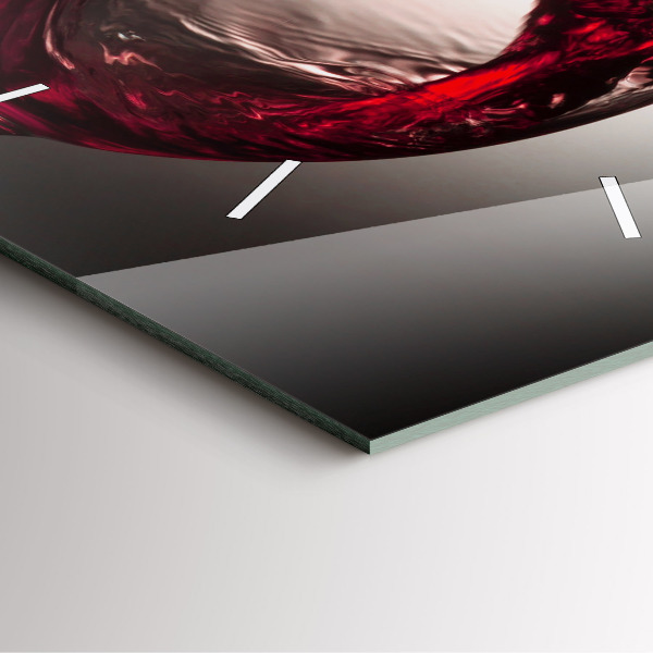 Reloj cuadrado Copa de vino