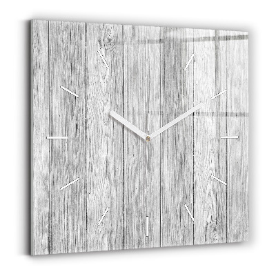 Reloj cuadrado Paneles de madera