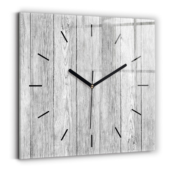 Reloj cuadrado Paneles de madera