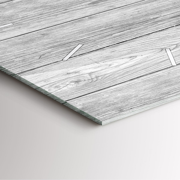 Reloj cuadrado Paneles de madera