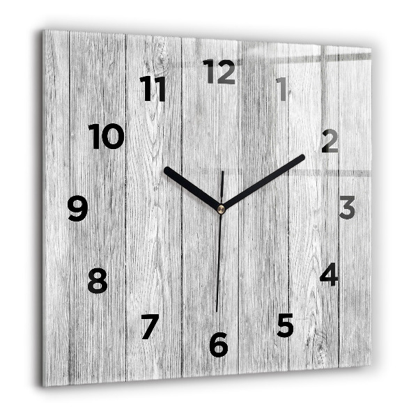 Reloj cuadrado Paneles de madera