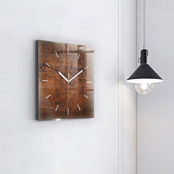 Reloj de pared cuadrado Madera vieja
