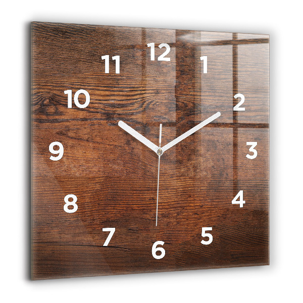 Reloj de pared cuadrado Madera vieja