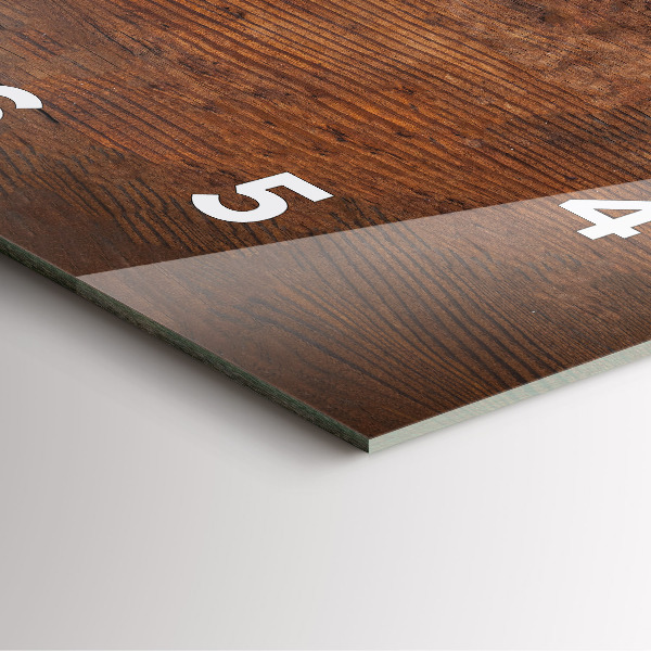 Reloj de pared cuadrado Madera vieja