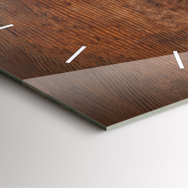 Reloj de pared cuadrado Madera vieja