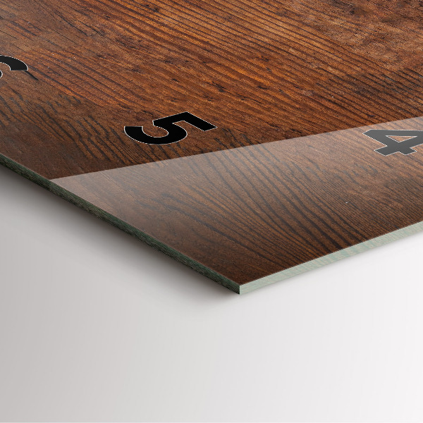 Reloj de pared cuadrado Madera vieja