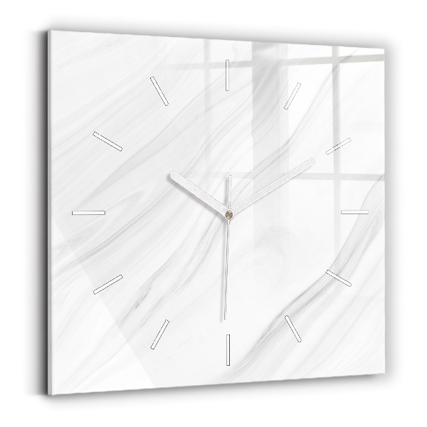 Reloj cuadrado Mármol decorativo