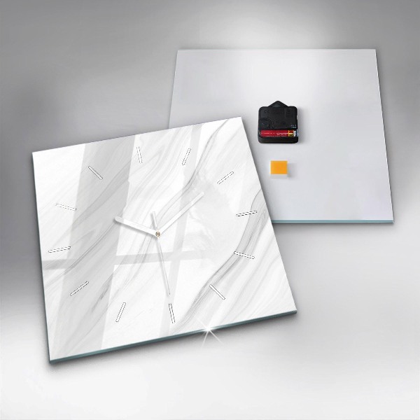 Reloj cuadrado Mármol decorativo