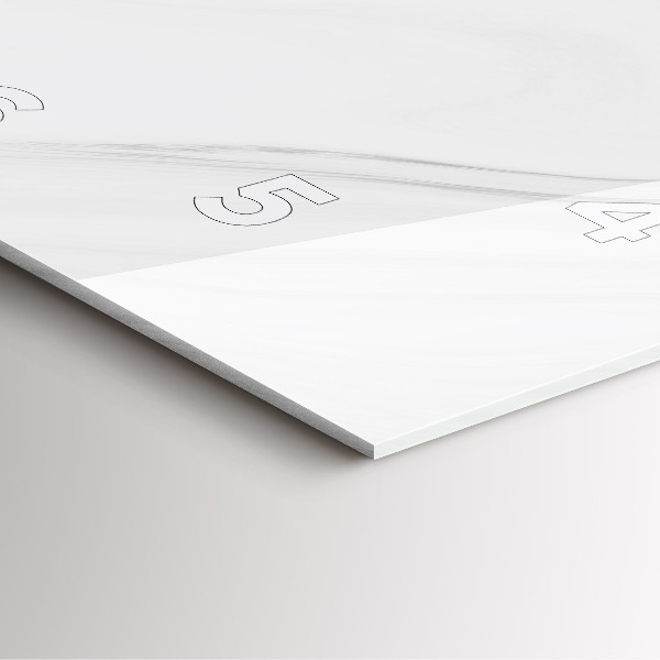 Reloj cuadrado Mármol decorativo