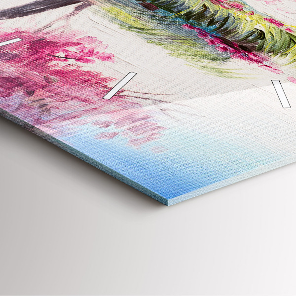 Reloj cuadrado Mosaico de árboles