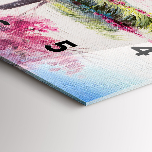 Reloj cuadrado Mosaico de árboles