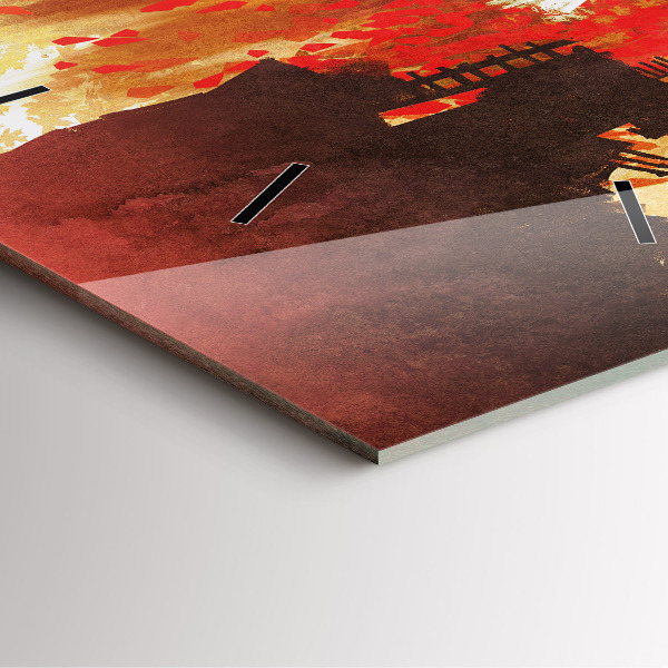 Reloj cuadrado Novia en otoño