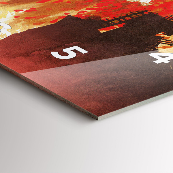 Reloj cuadrado Novia en otoño