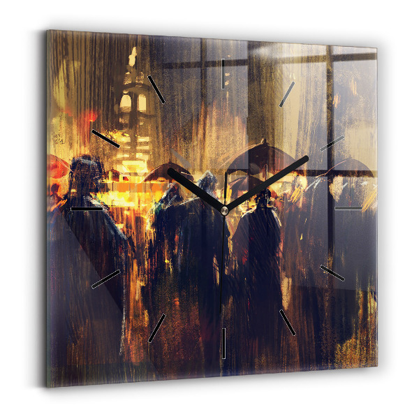Reloj de pared cuadrado Impresionismo en el arte Mercado