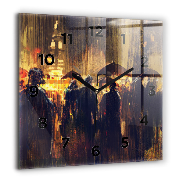 Reloj de pared cuadrado Impresionismo en el arte Mercado