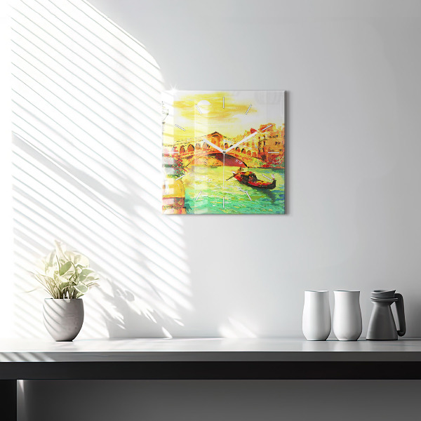 Reloj cuadrado Puente de Rialto de Venecia