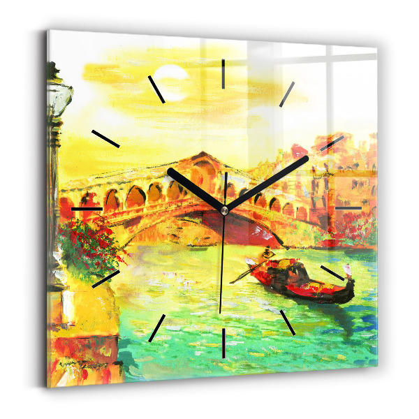 Reloj cuadrado Puente de Rialto de Venecia
