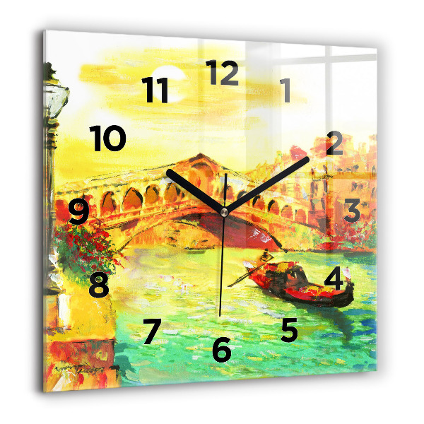 Reloj cuadrado Puente de Rialto de Venecia