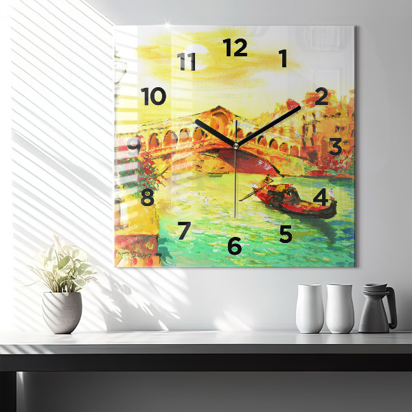 Reloj cuadrado Puente de Rialto de Venecia