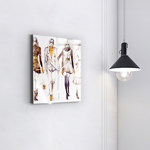 Reloj de pared cuadrado Mujer y hombre