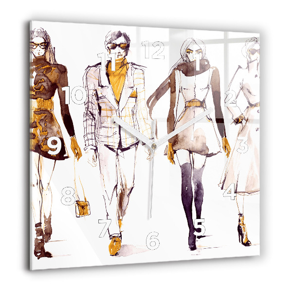 Reloj de pared cuadrado Mujer y hombre