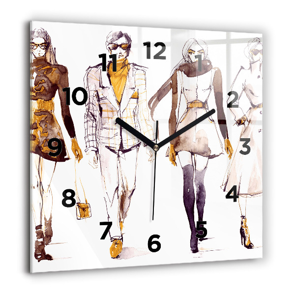 Reloj de pared cuadrado Mujer y hombre