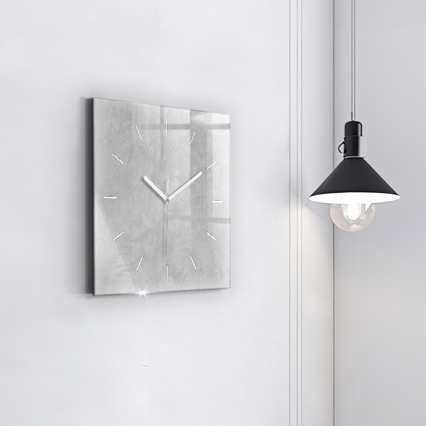 Reloj de pared cuadrado Muro de piedra