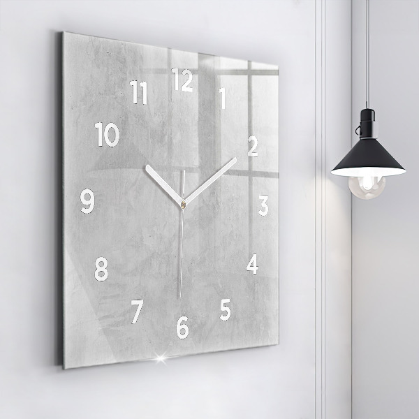 Reloj de pared cuadrado Muro de piedra