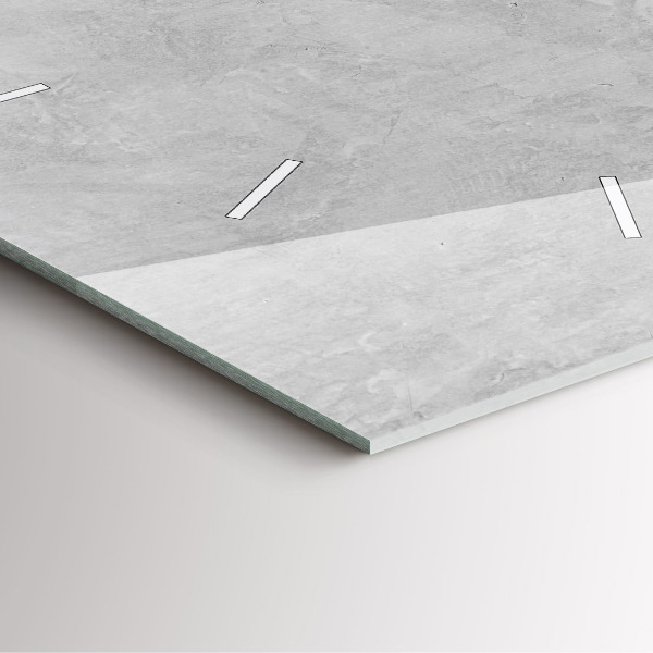 Reloj de pared cuadrado Muro de piedra