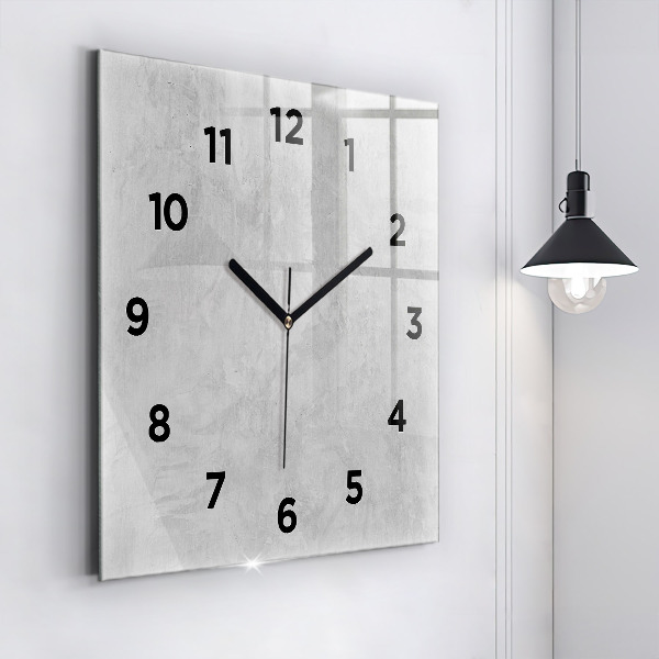Reloj de pared cuadrado Muro de piedra
