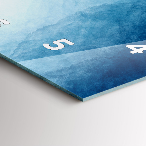 Reloj de pared cuadrado Agua abstracta