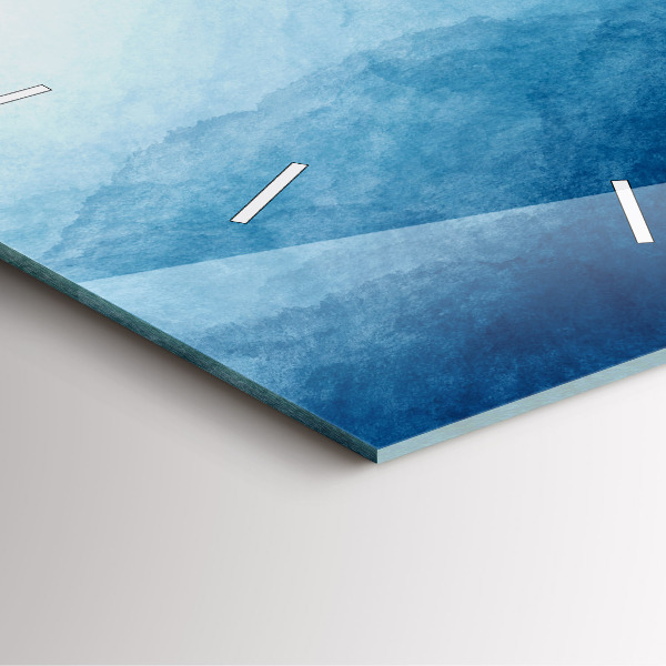 Reloj de pared cuadrado Agua abstracta