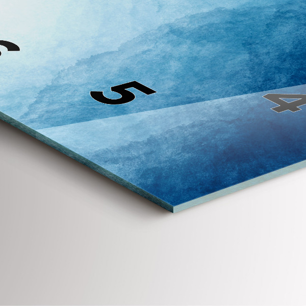 Reloj de pared cuadrado Agua abstracta