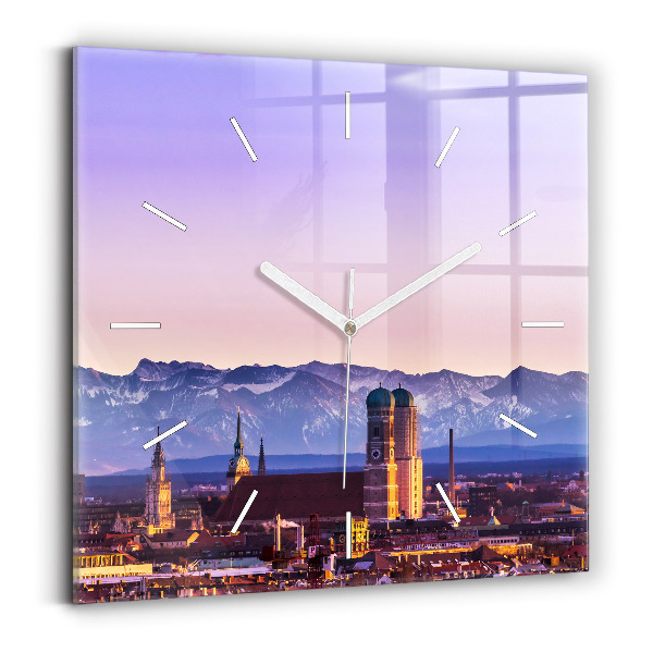 Reloj cuadrado Alpes Alemanes Munich