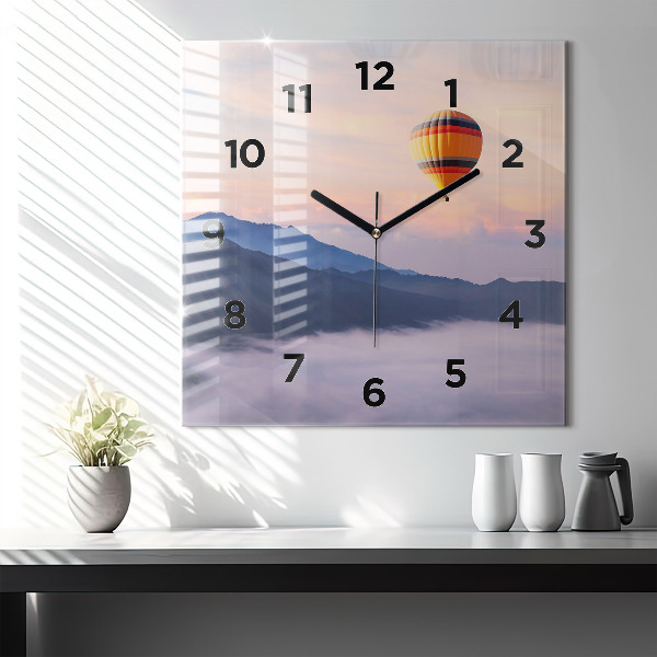 Reloj de pared cuadrado Hermoso paisaje