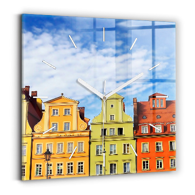 Reloj de pared cuadrado Wroclaw - Casco antiguo