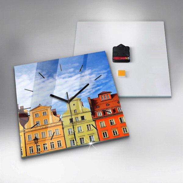 Reloj de pared cuadrado Wroclaw - Casco antiguo