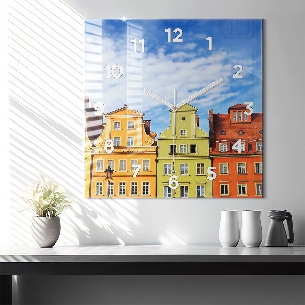 Reloj de pared cuadrado Wroclaw - Casco antiguo