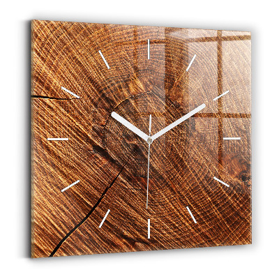 Reloj de pared cuadrado Madera decorativa