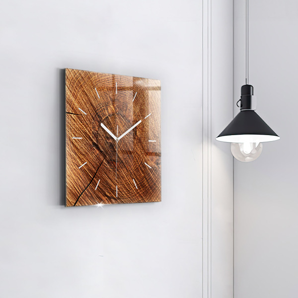 Reloj de pared cuadrado Madera decorativa