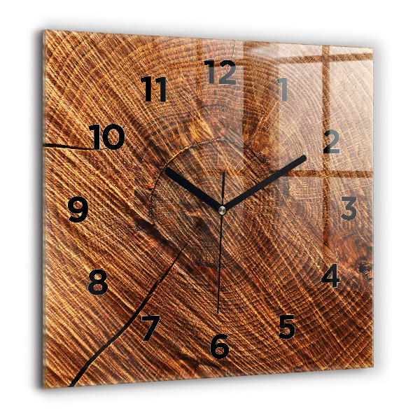 Reloj de pared cuadrado Madera decorativa