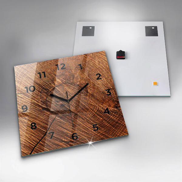 Reloj de pared cuadrado Madera decorativa